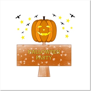 Halloween Party Posters and Art